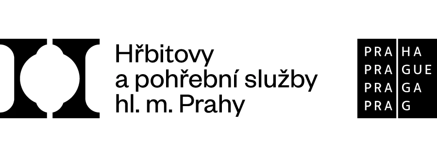 Hřbitovy a pohřební služby hl. m. Prahy — logo