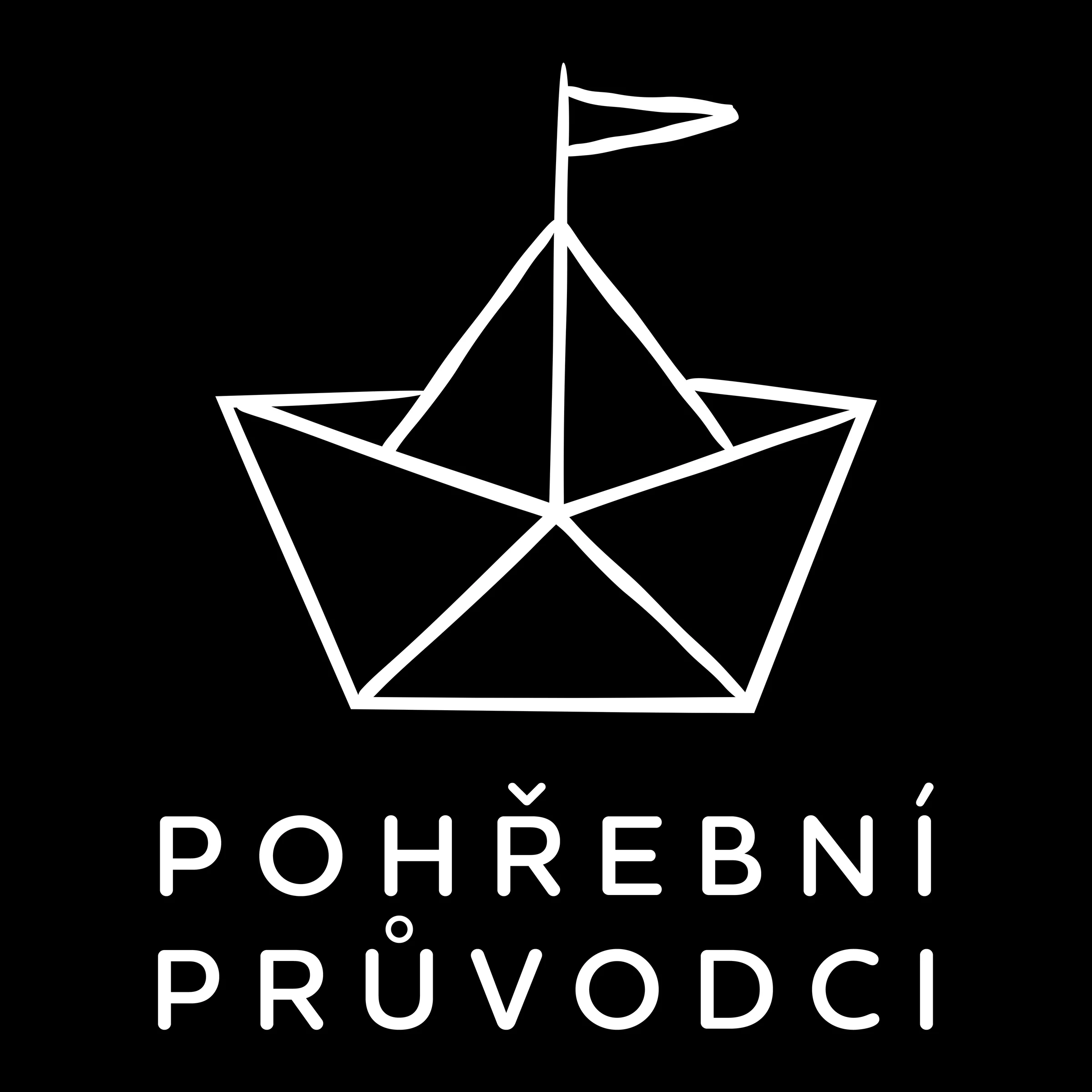 Pohřební průvodci — logo